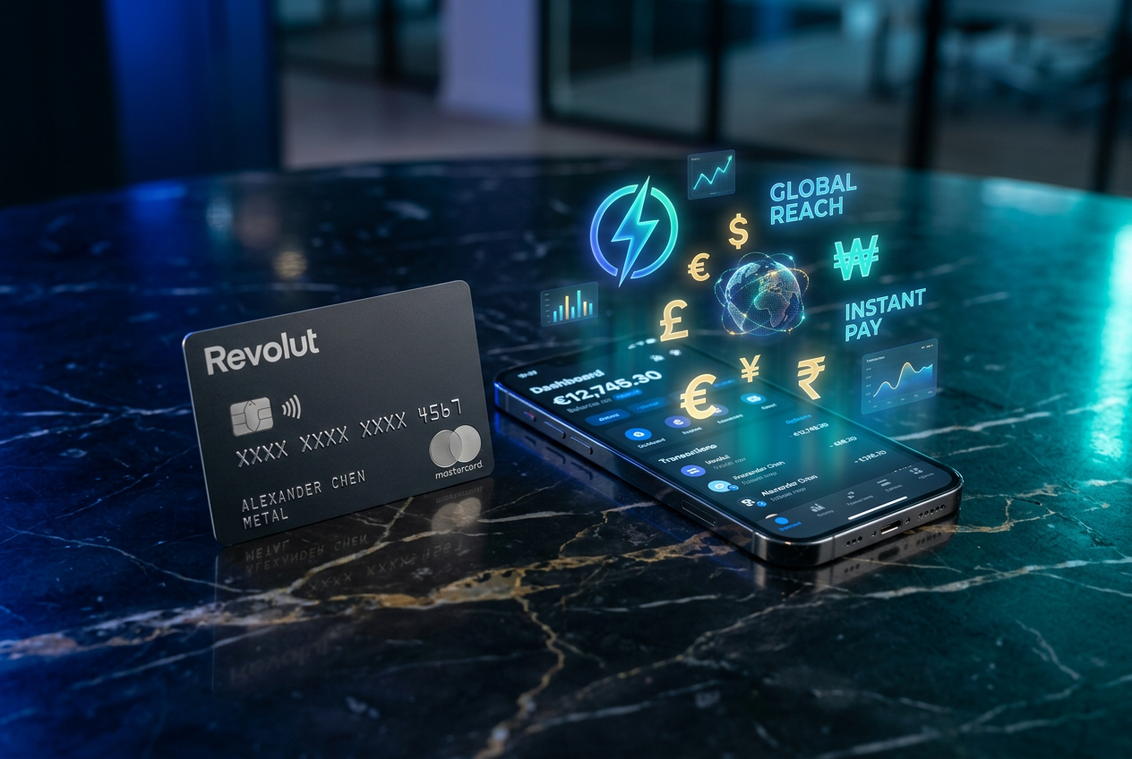 Visual representation of fast digital money transfer and currency exchange.